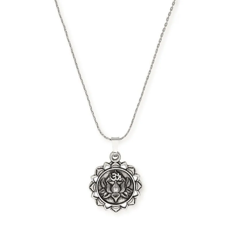 ALEX AND ANI Lotus Peace Petals Necklace