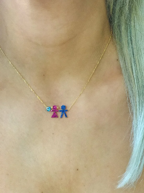 Girl & Boy Necklace