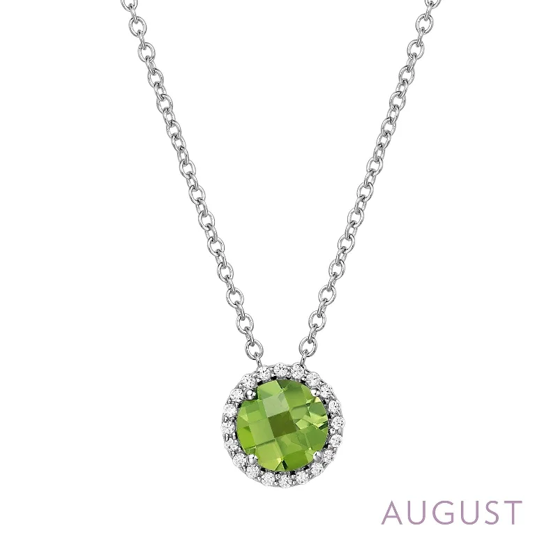 Lafonn Birthstone Peridot August Necklace BN001PDP18