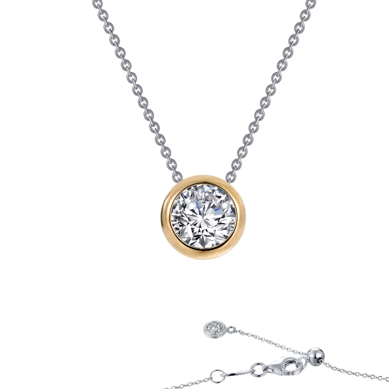 Lafonn Classic Round Diamond Necklace N0130CLT18