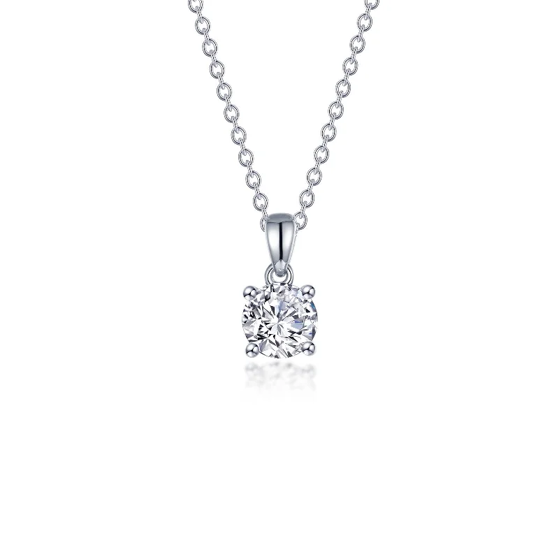 Lafonn Classic Round Diamond Necklace N0305CLP20