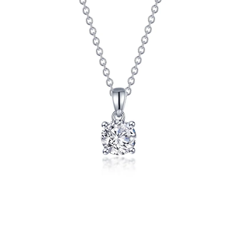 Lafonn Classic Round Diamond Necklace N0306CLP20