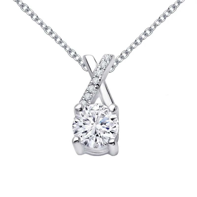 Lafonn Classic Round Diamond Necklace P2013CLP18