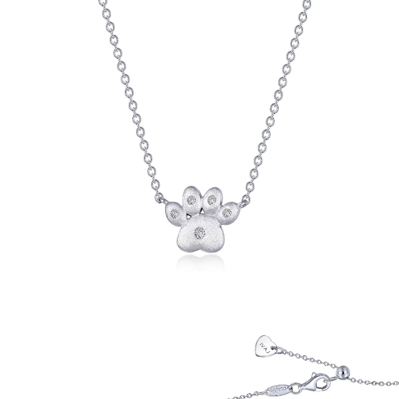 Lafonn Precious Paws Diamond Necklace LV008CLP20