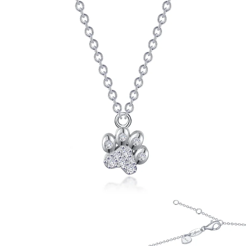 Lafonn Precious Paws Diamond Necklace LV014CLP20