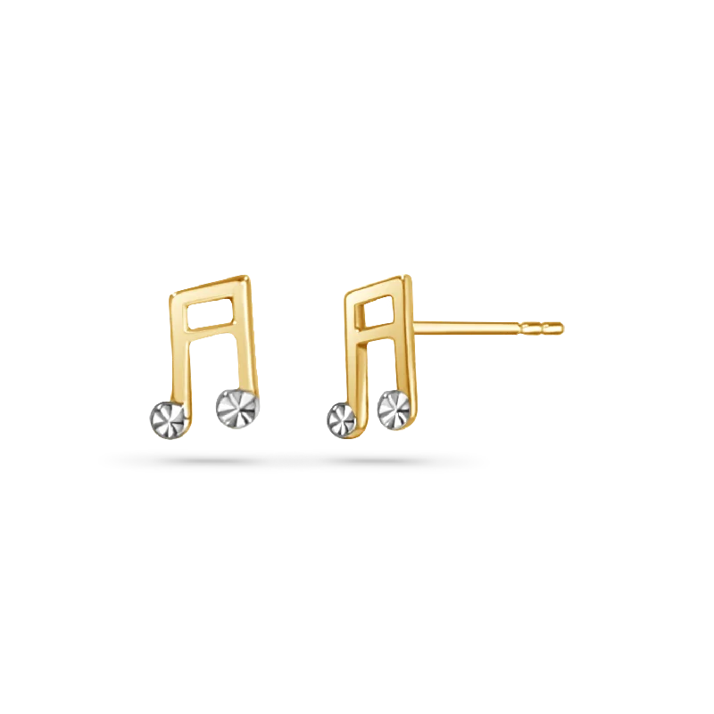 Musical Note Studs