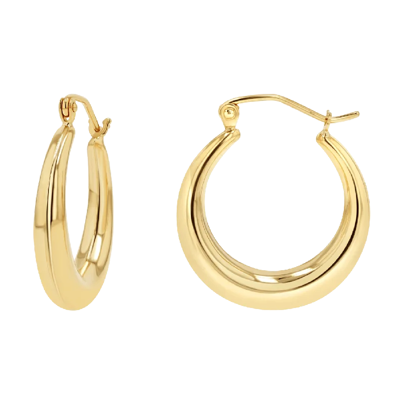 Tapered Hoop Earrings