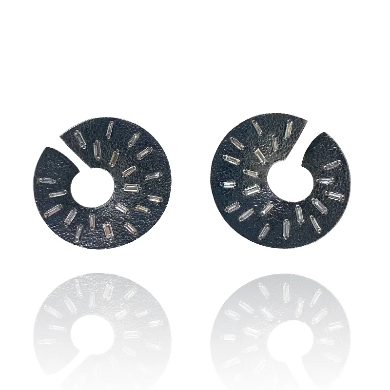 Circular Ice Earrings