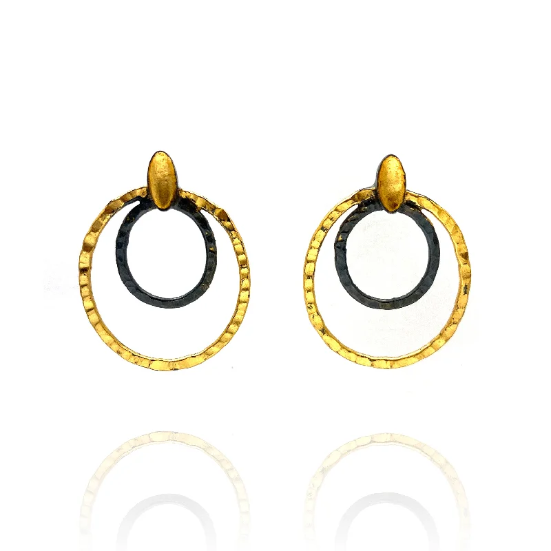 Double Circle Earrings