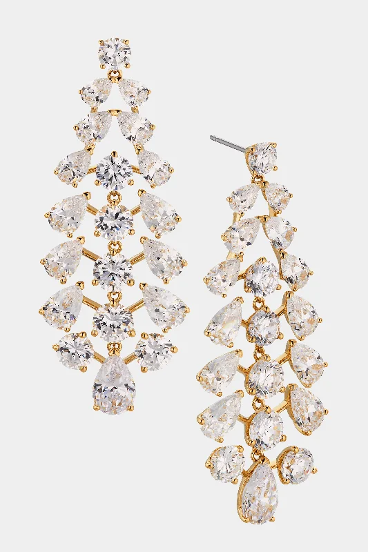 HALLE STATEMENT CZ EARRINGS