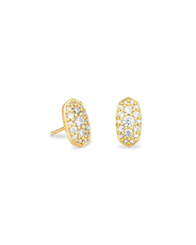 Kendra Scott Grayson Gold Crystal Studs