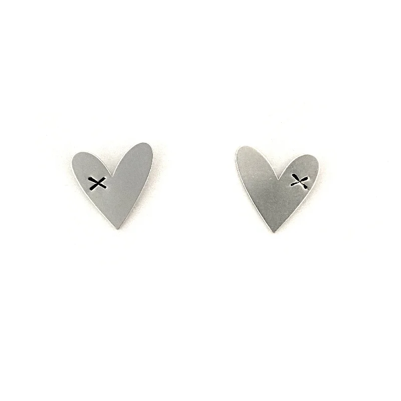 Sterling Silver Heart Earrings