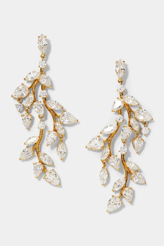 TAYLOR LONG VINE CHANDELIER EARRINGS