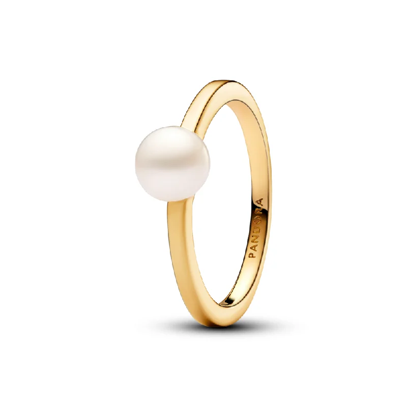 Treated Freshwater Cultured Pearl Ring