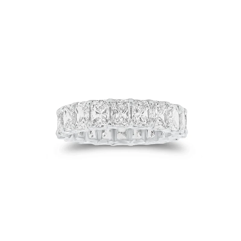 5.05 Carat Radiant Cut Diamond Eternity Band