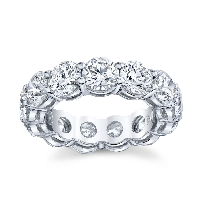 7.24 Carat Platinum Eternity Band