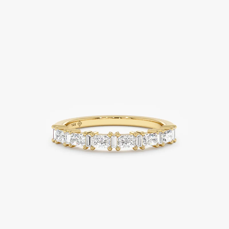 Diamond Half Eternity Band, Sariah