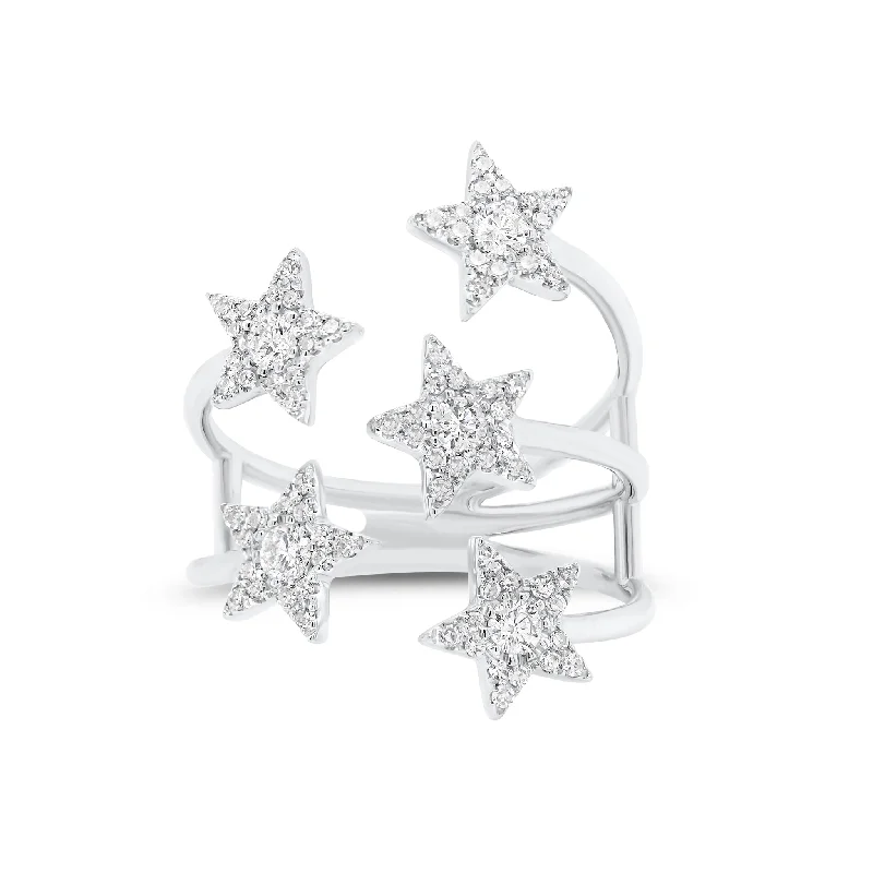 Diamond Shooting-Star Ring