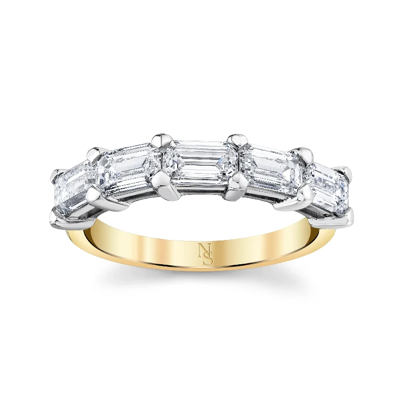 East-West Half-way Diamond Eternity Band