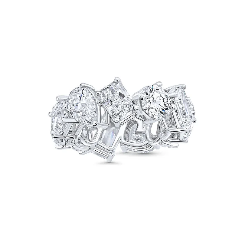 Fancy Shape Diamonds Eternity Band