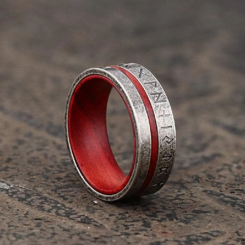 Norse Viking Runes Stainless Steel Ring