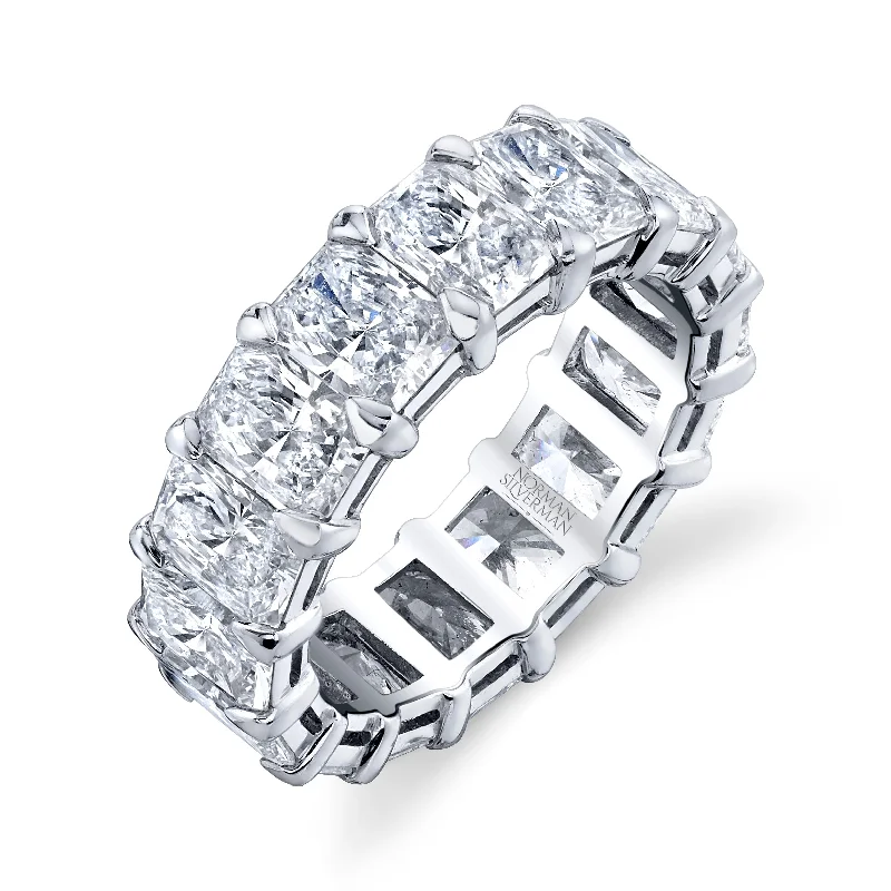 8.8 Radiant Cut Diamond Eternity Band