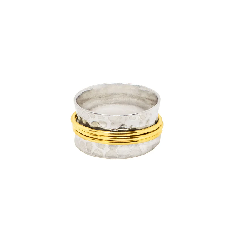 The Worry Ring in Gold & Silver