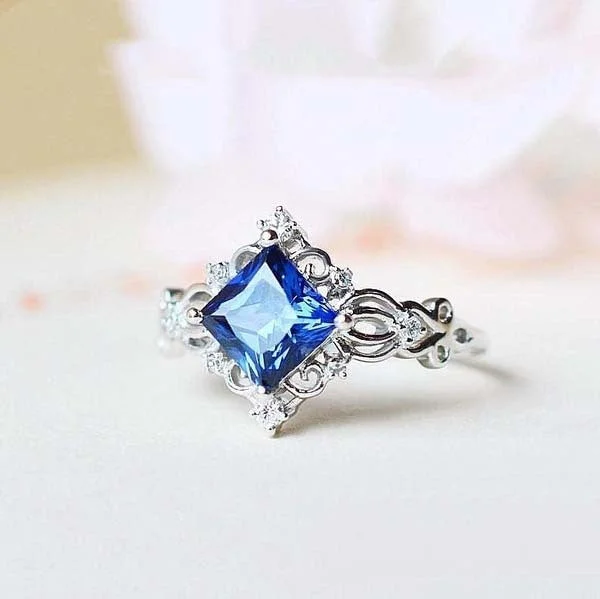 Wholesale Sapphire Alloy Rings